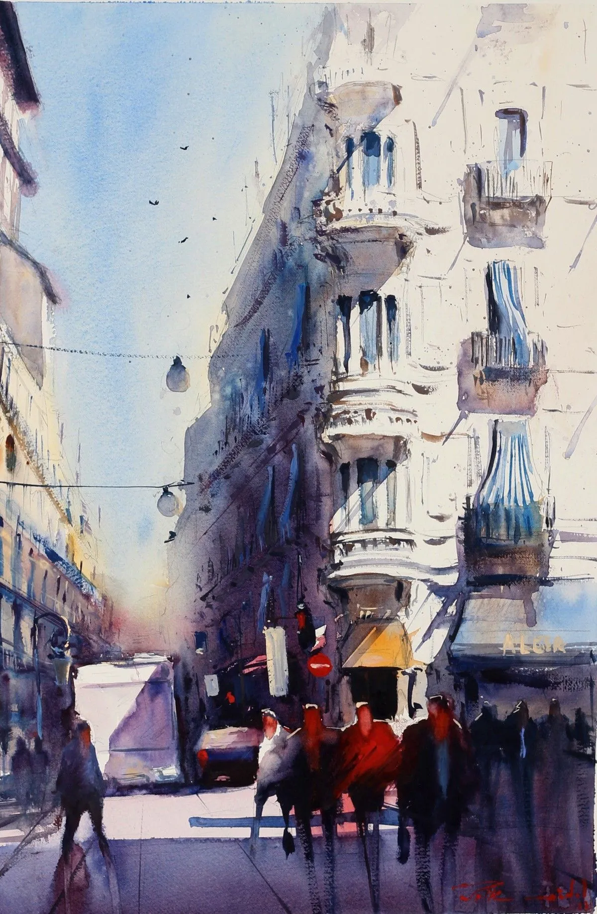 Scenery from Algiers capital, œuvre de Ilyes Belkaid