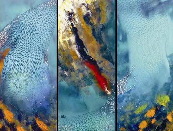 Abiogensis ( unknown journey of life), œuvre de chanchal ganguly
