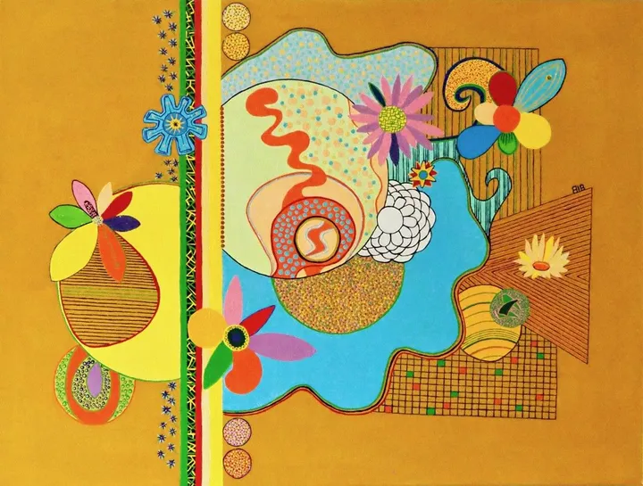 BOUQUET DE FLEURS, artwork by Nathalie Sitzia