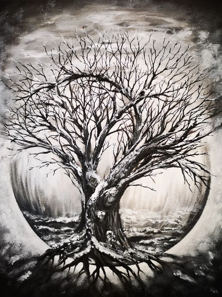 Symboles n°4, artwork by Saouti Mina