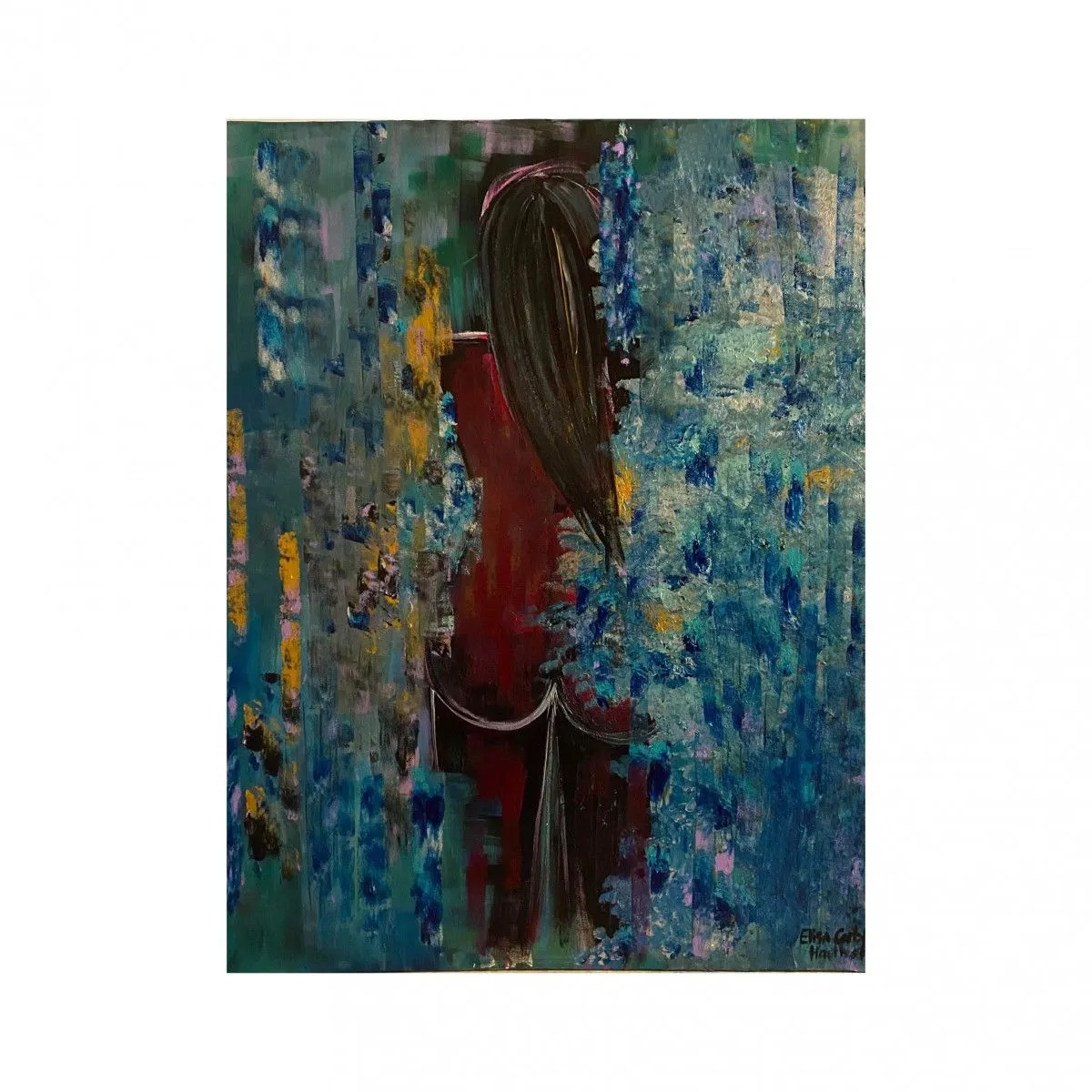 Red women, œuvre de Hautbois