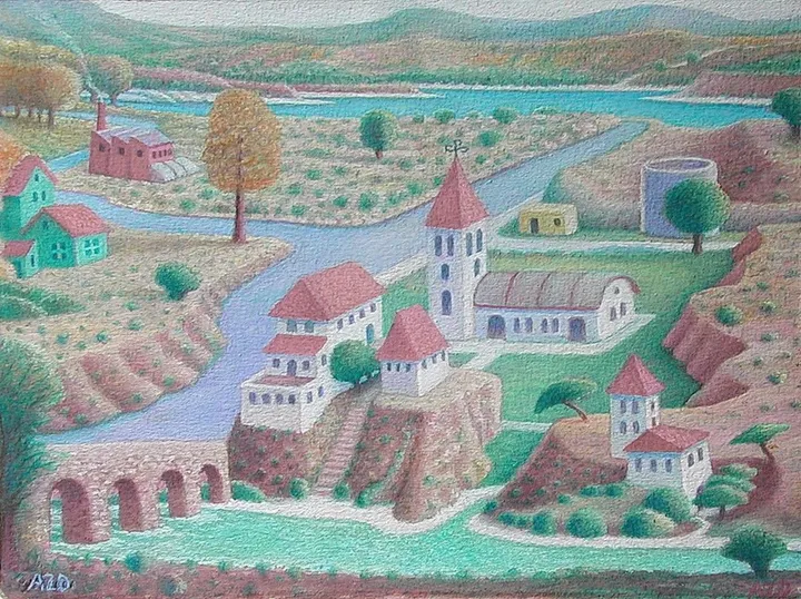 Monastery Raskrsce, œuvre de Dragan Azdejkovic