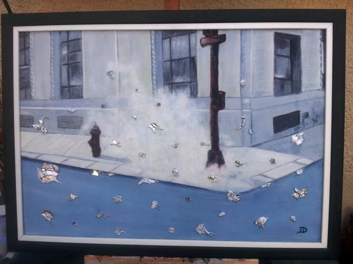 rue de NEW YORK, œuvre de Isabelle Durieu