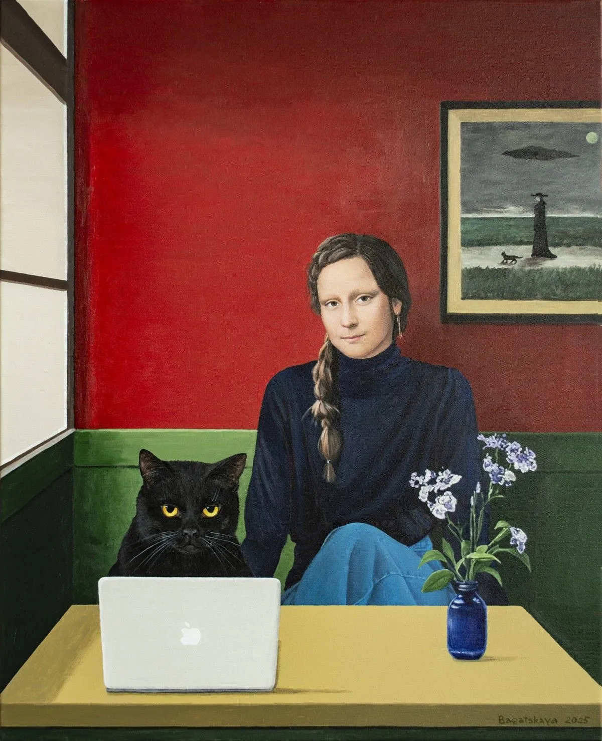 The Cat Read the Emails First, œuvre de Nataliya Bagatskaya