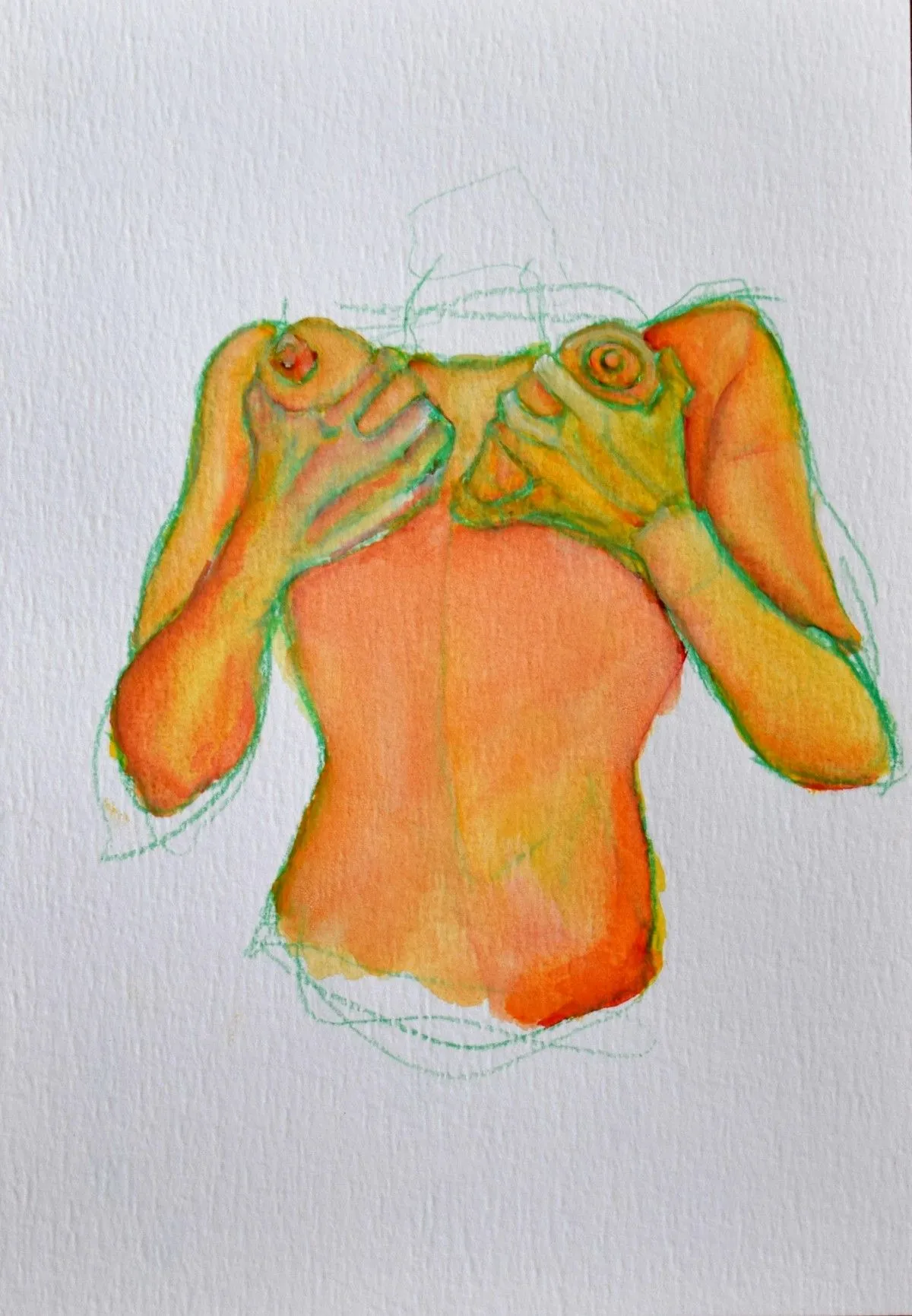 ~Erotic nude (2), artwork by Olimpia Mazzei
