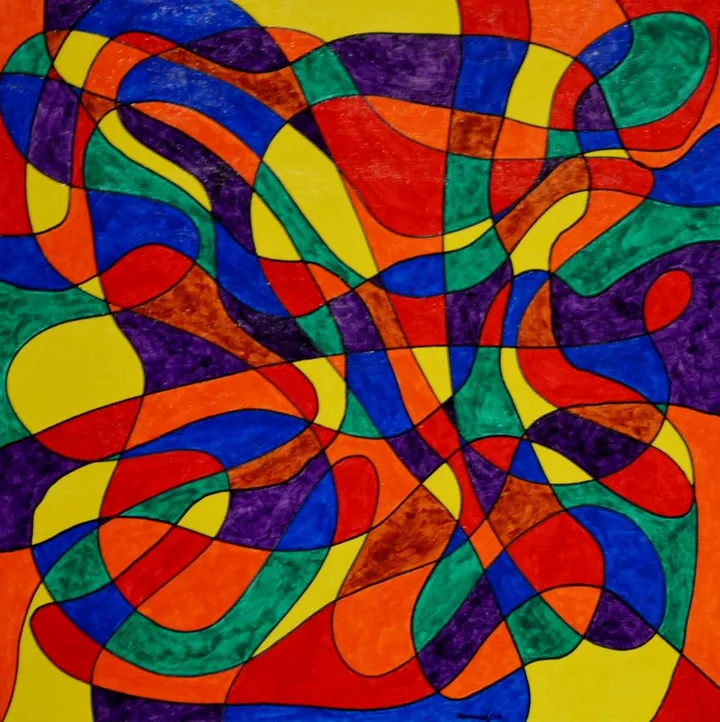 Composition 16-4, artwork by Marcel Renaud