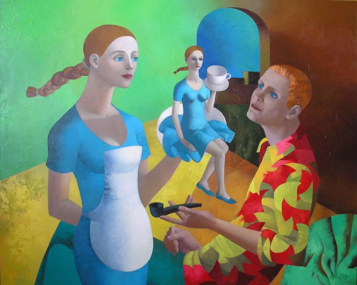 Two, artwork by Marta Shmatava