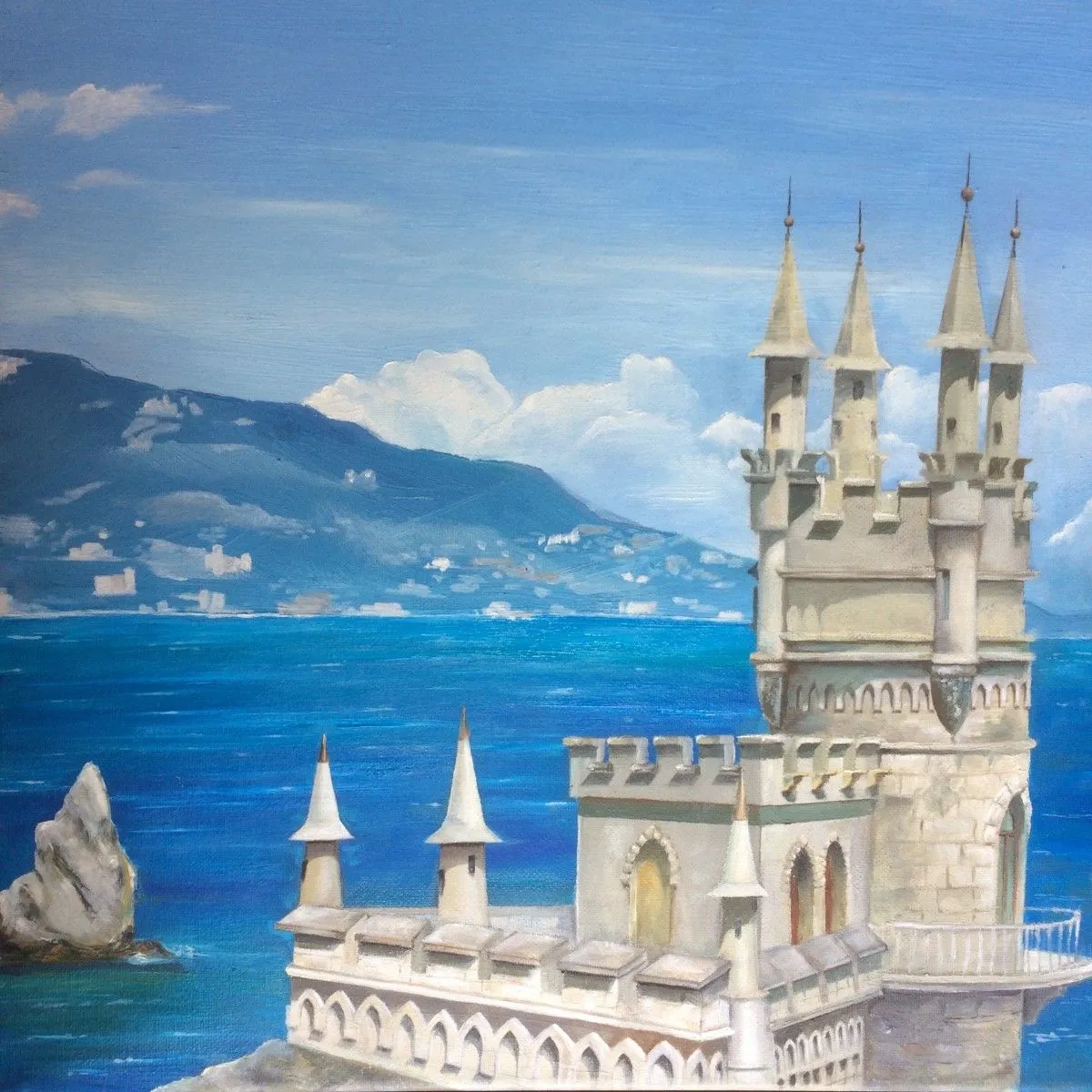 Swallow's Nest, artwork by Nadia Aldirani