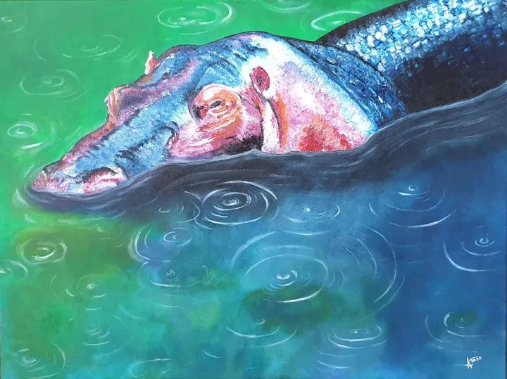 Kiboko, œuvre de Kooki BR