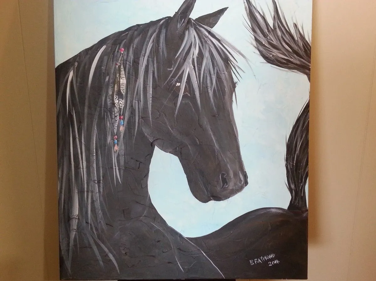 Sagesse Chevaline, artwork by Brigitte Raymond