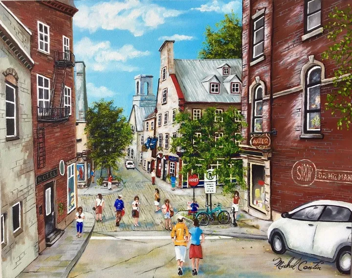 PlaIsirs du dimanche, artwork by Michel Cantin