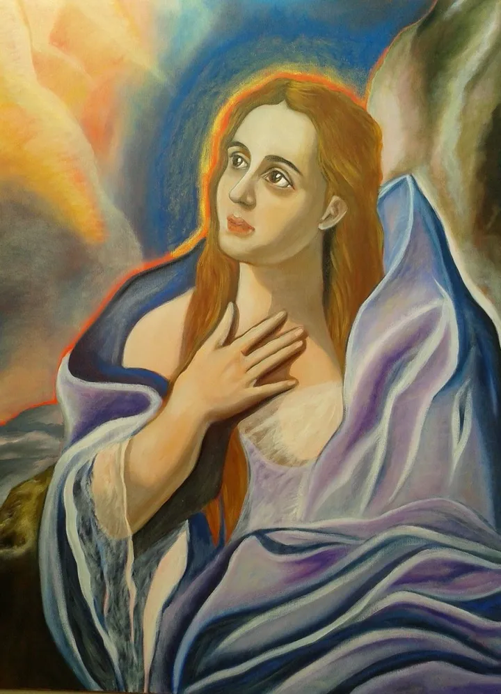 Maria-Magdalena (travail en cours), artwork by Nikita Victoriya