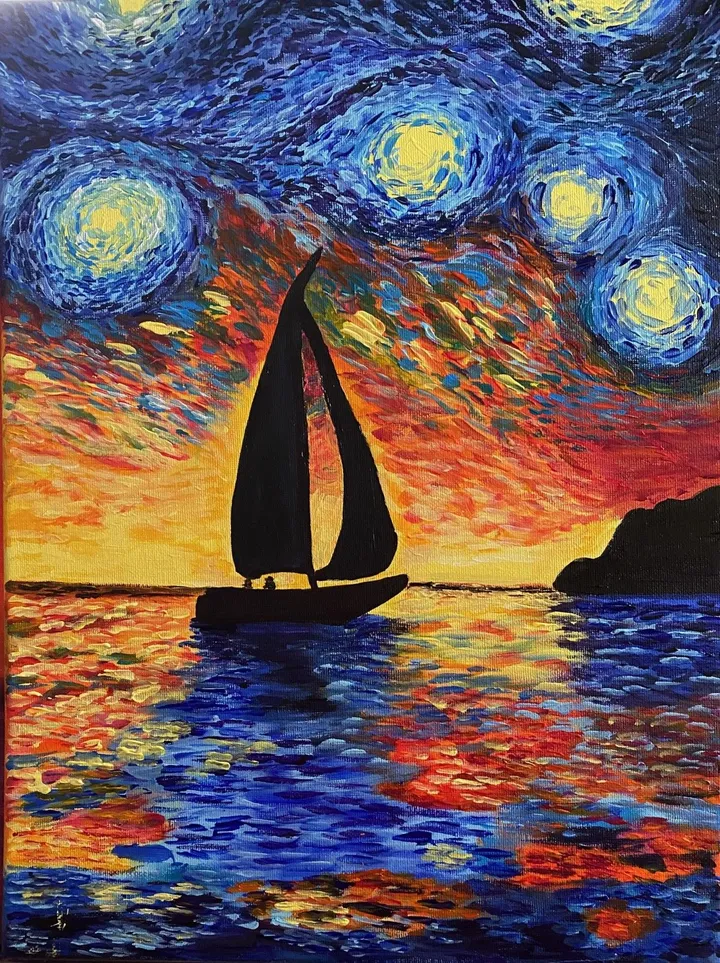 Voyage au fil de l'eau, artwork by Anne Antoine
