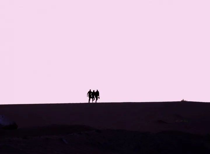 Three Men, artwork by Ali AlEzzi