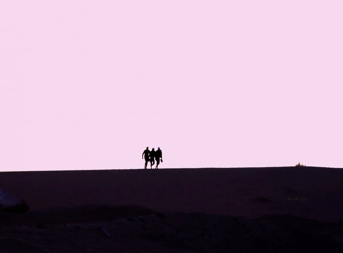 Three Men, artwork by Ali AlEzzi