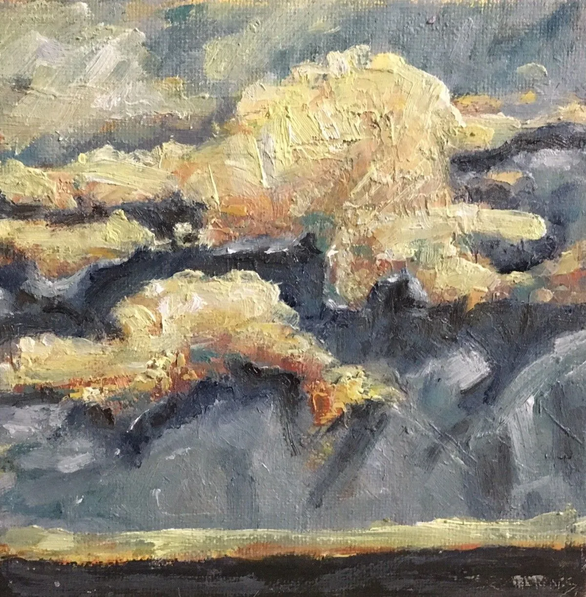 Hopeful Gathering/sold, œuvre de Rebecca Manns