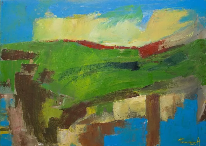Abstract composition, œuvre de Anatolii TOMOIANU