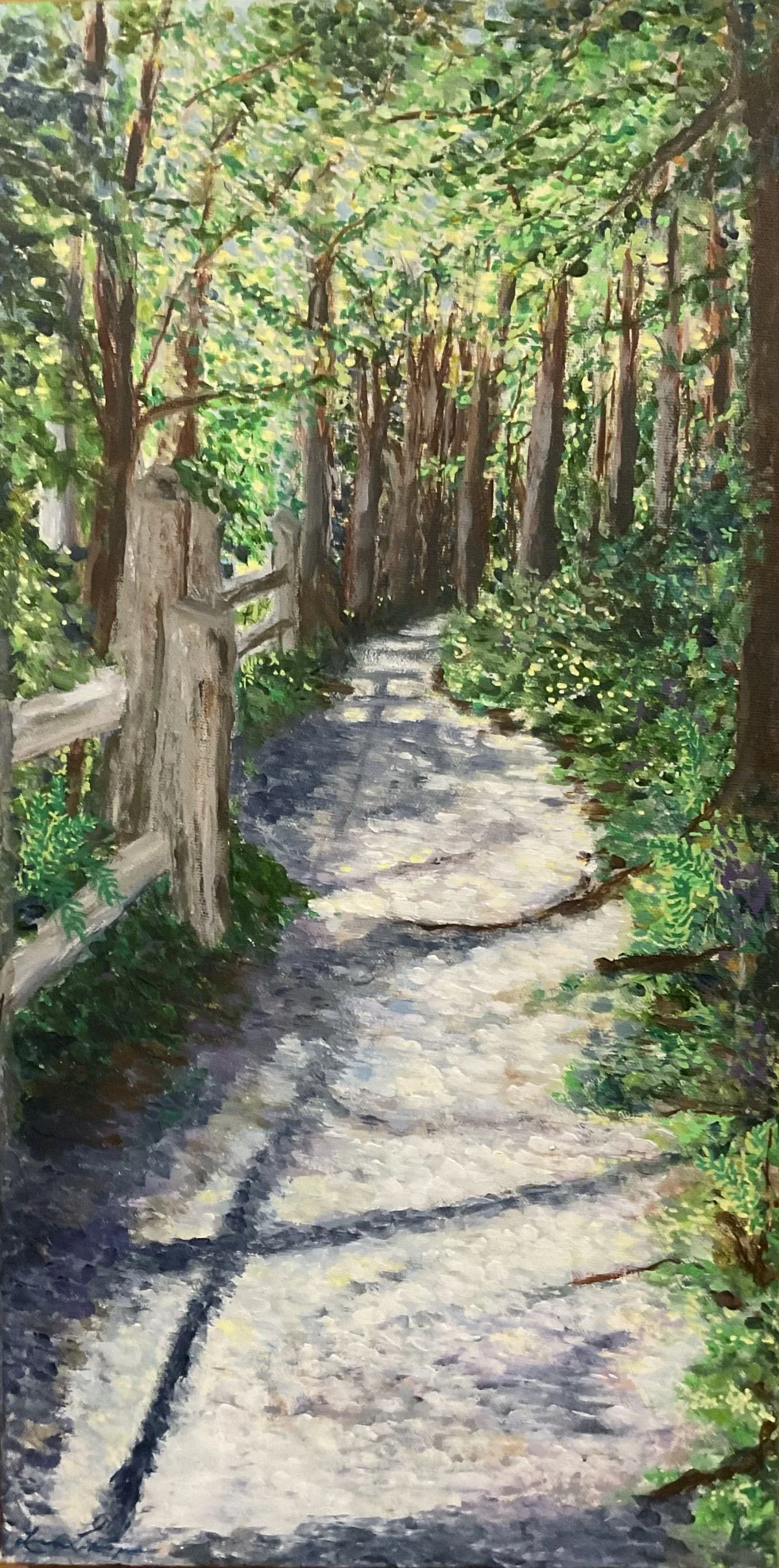 Sentier Sérénité, artwork by Lise Levesque