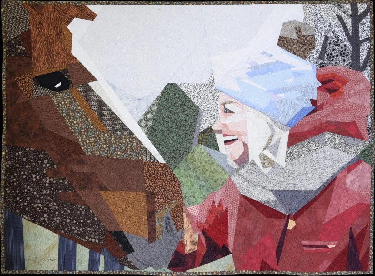 La rencontre, œuvre de Christine Grenier