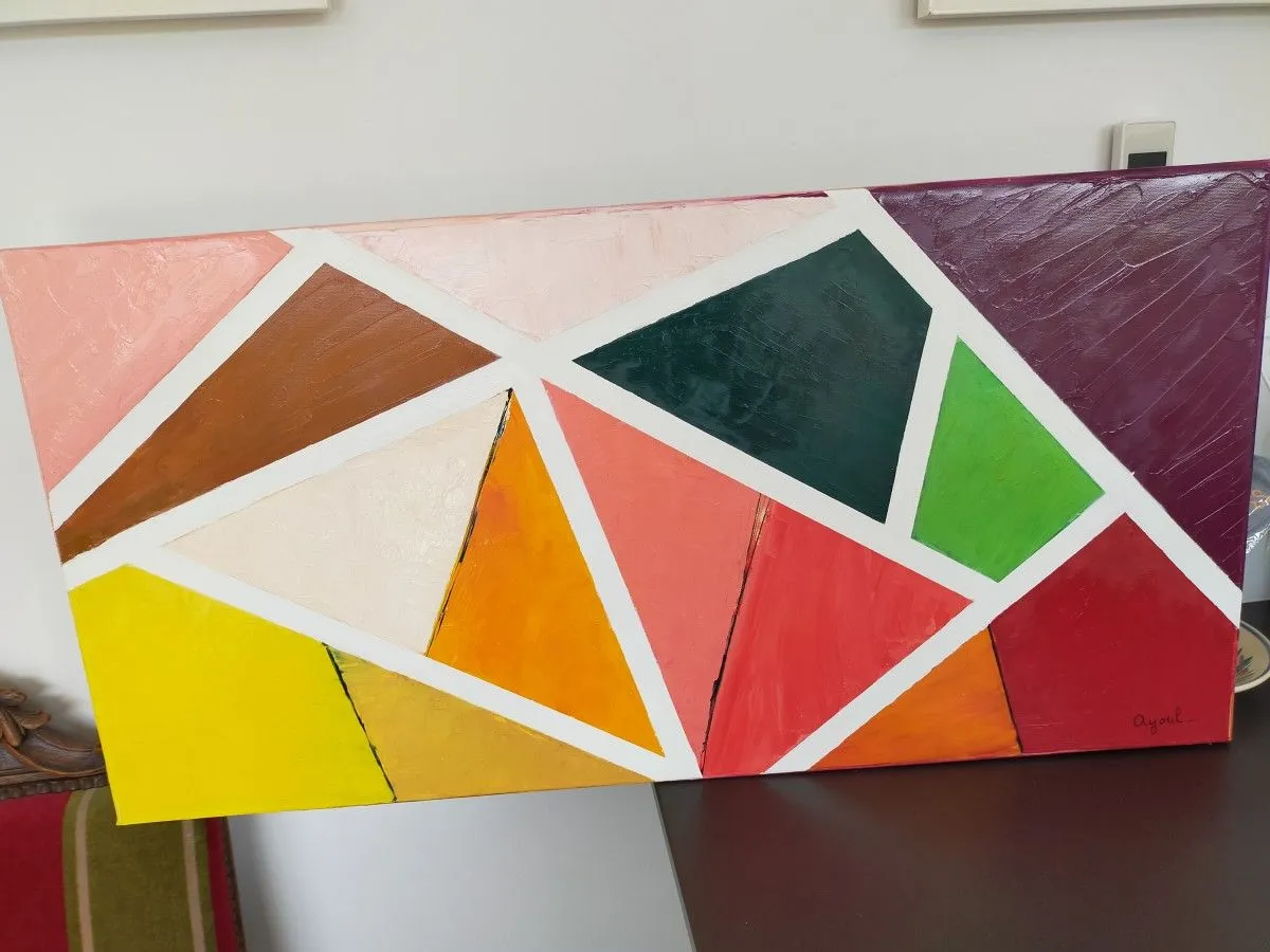 Arc en ciel, artwork by annick Ayoul