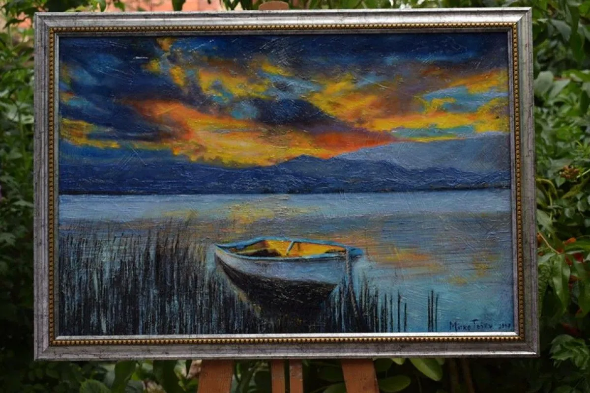 Landschape with contrast, œuvre de Mitko Toshev
