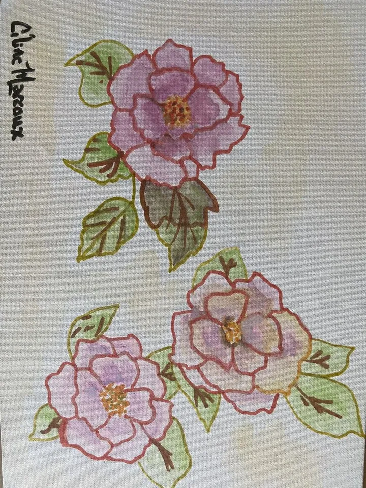 La vie en roses, artwork by Céline Marcoux