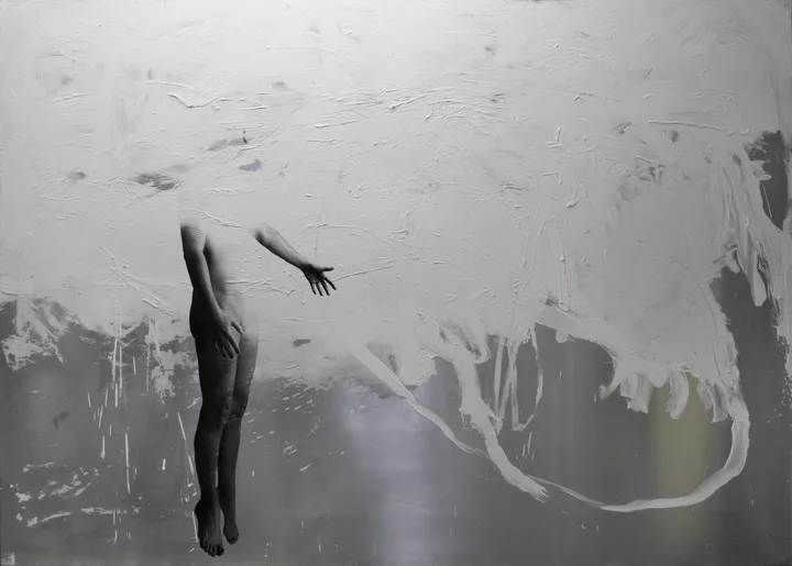 La tete dans les nuages, œuvre de Marie-Josée Roy