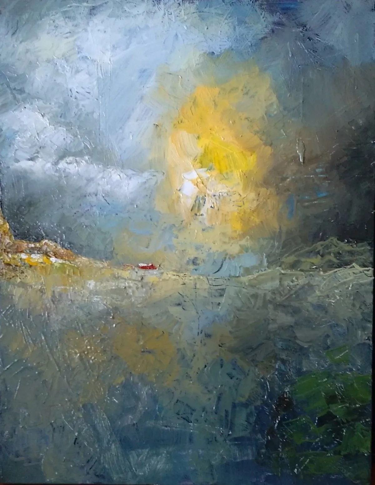 House on the hill, artwork by George Grim