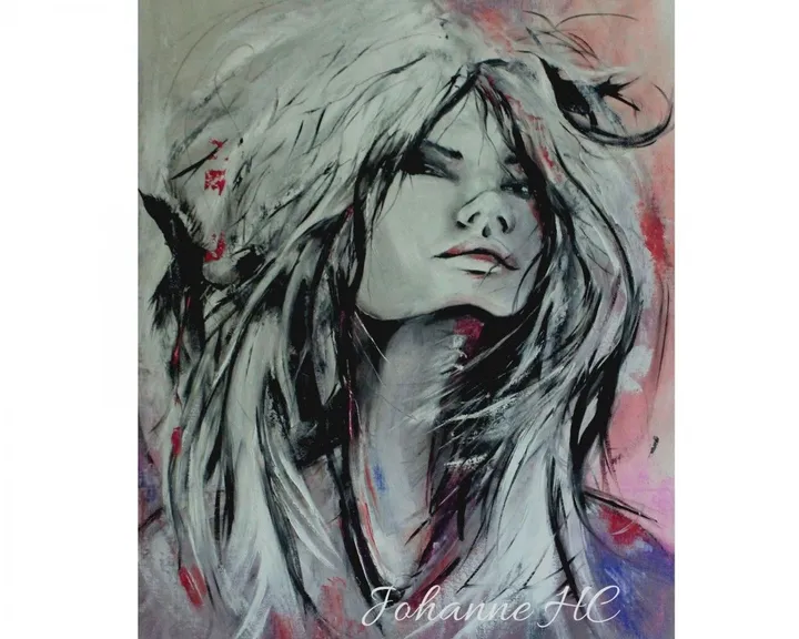 Rêve mon ange, œuvre de Johanne Hebert Coulombe