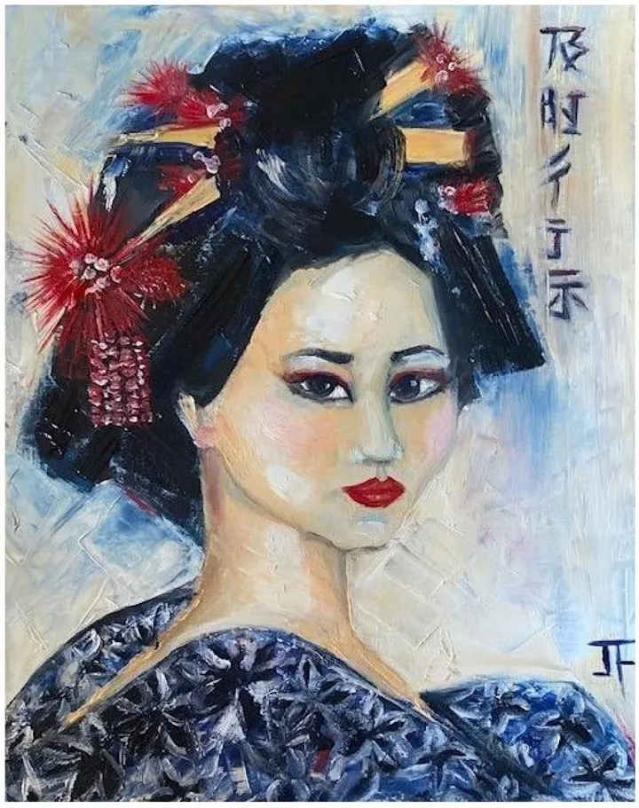 GEISHA, artwork by Josephine Ferrato