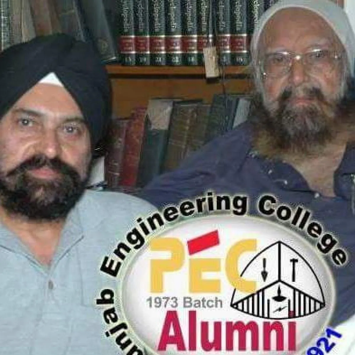 With the Boss of Literature, artwork by tejinder bedi