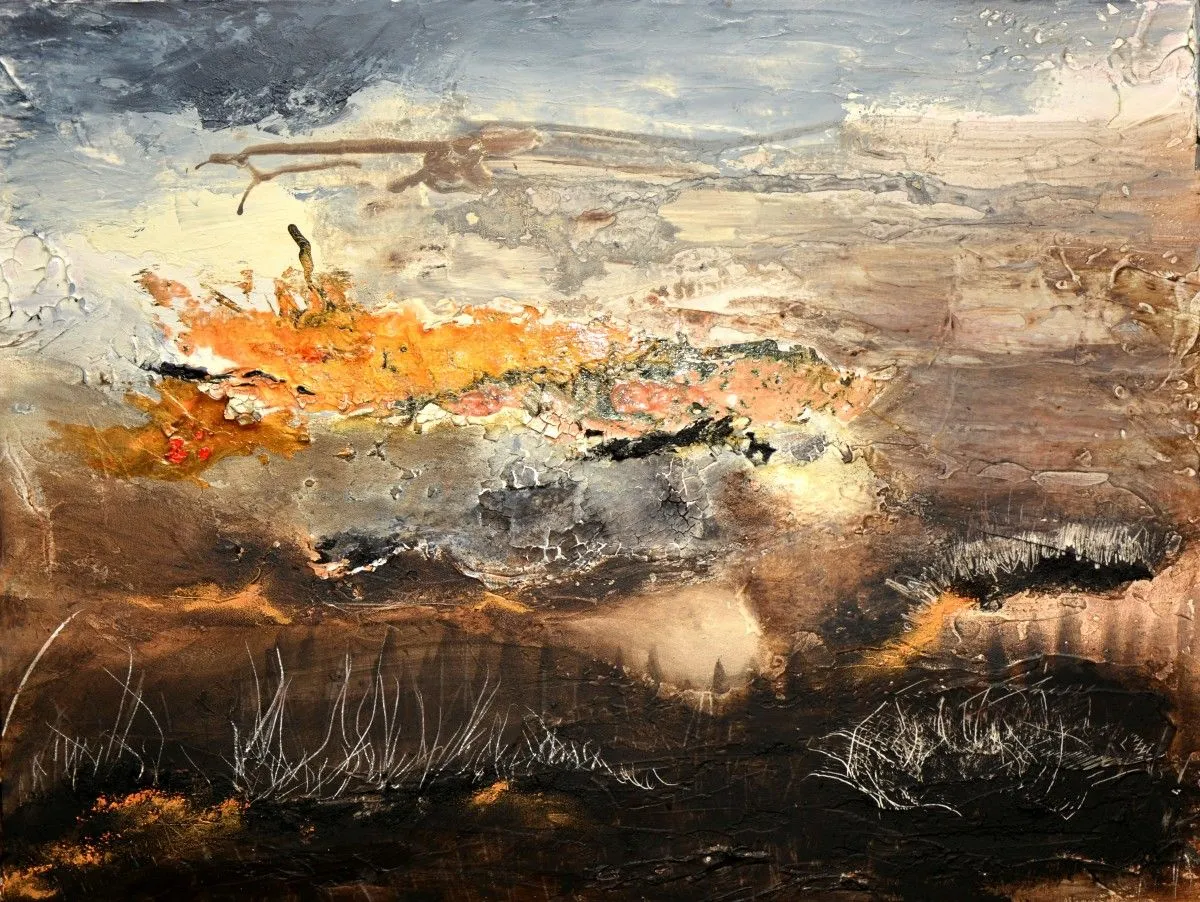 Incendie maîtrisé, artwork by Jean jacques THOME
