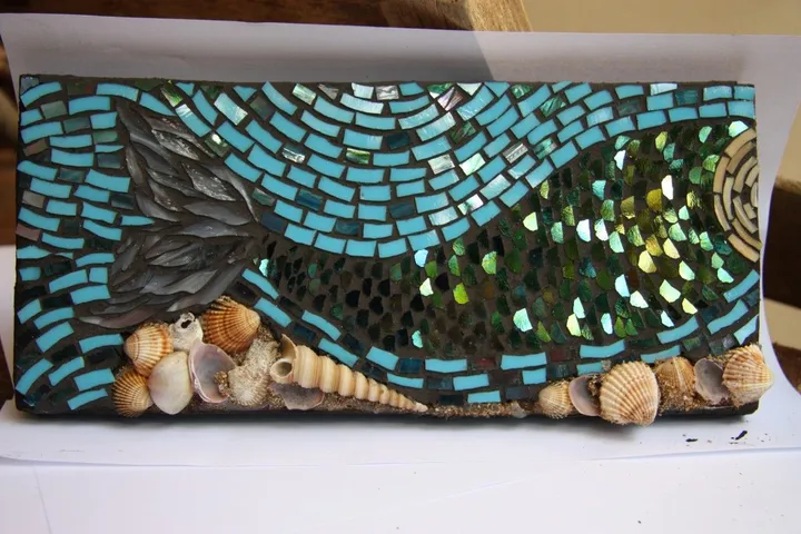 Mermaid tail, œuvre de Dimitra Colomvakou