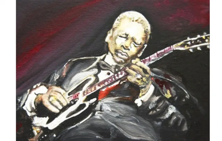 BB King, œuvre de Grant Netherlands