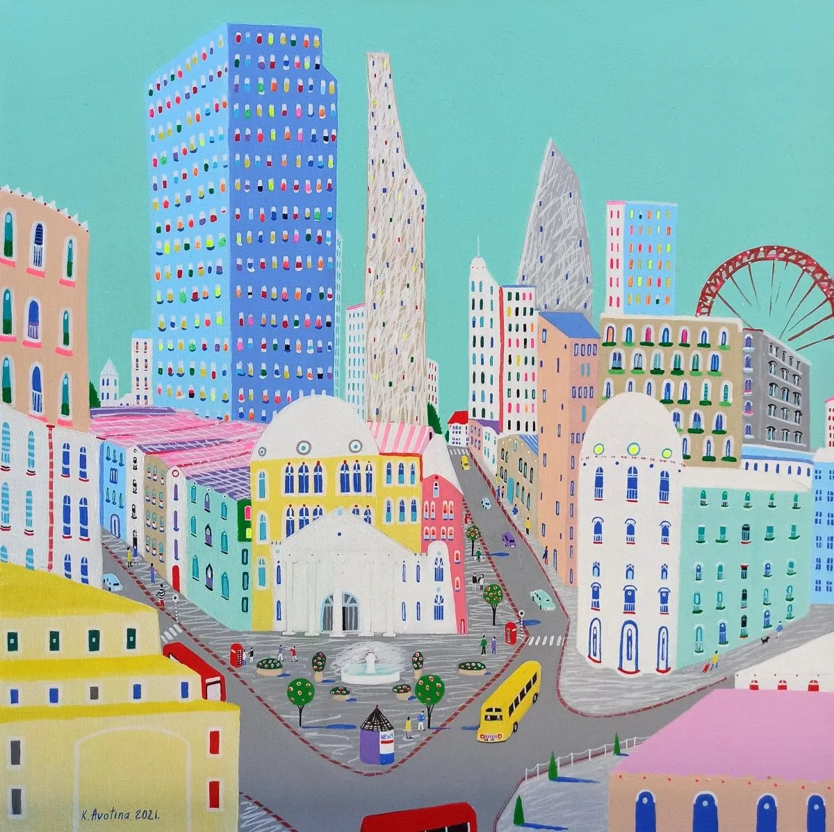 Morning Rush, œuvre de Katrina Avotina