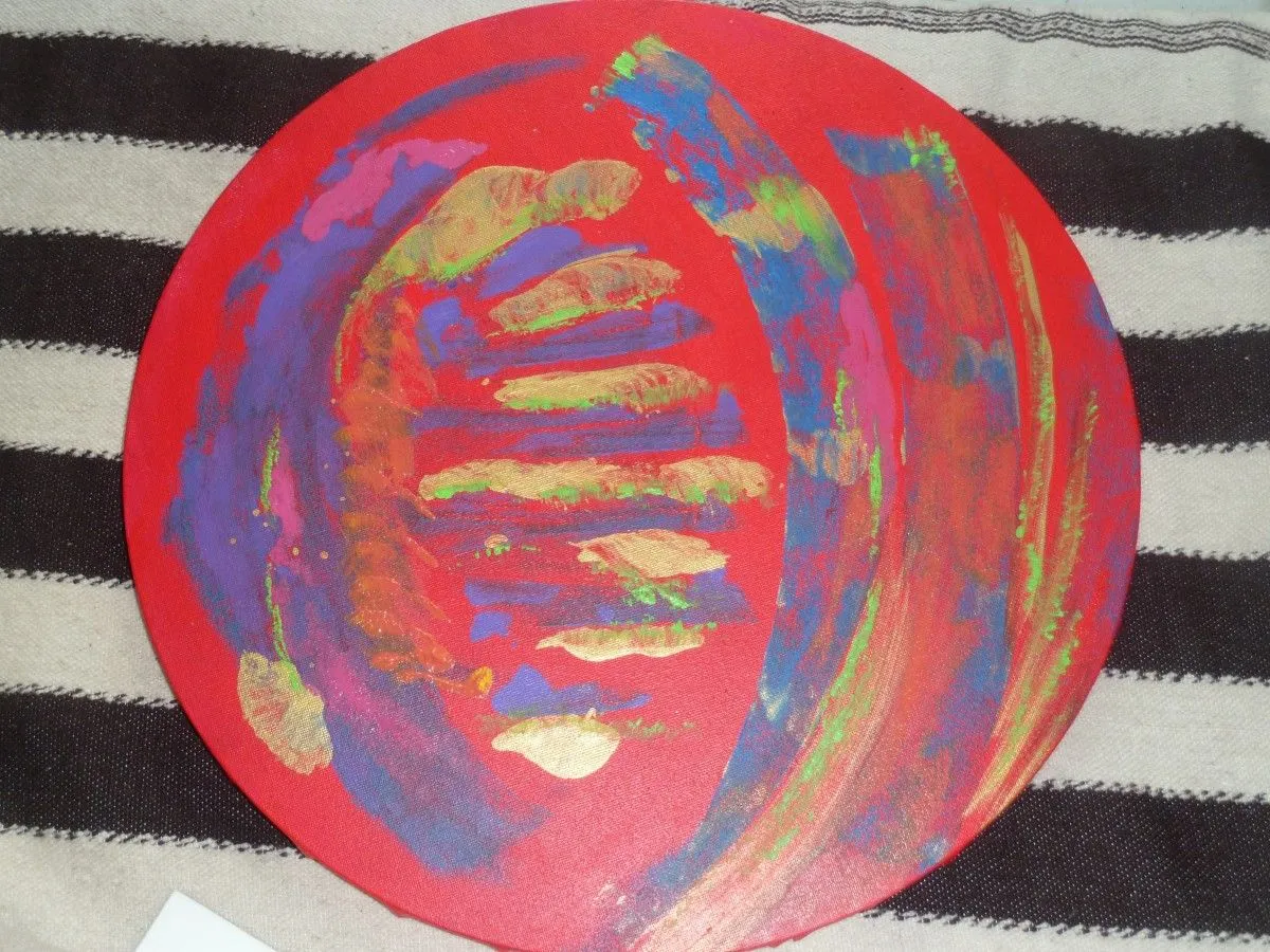 poisson rouge, artwork by Anne-Marie FAUROUX