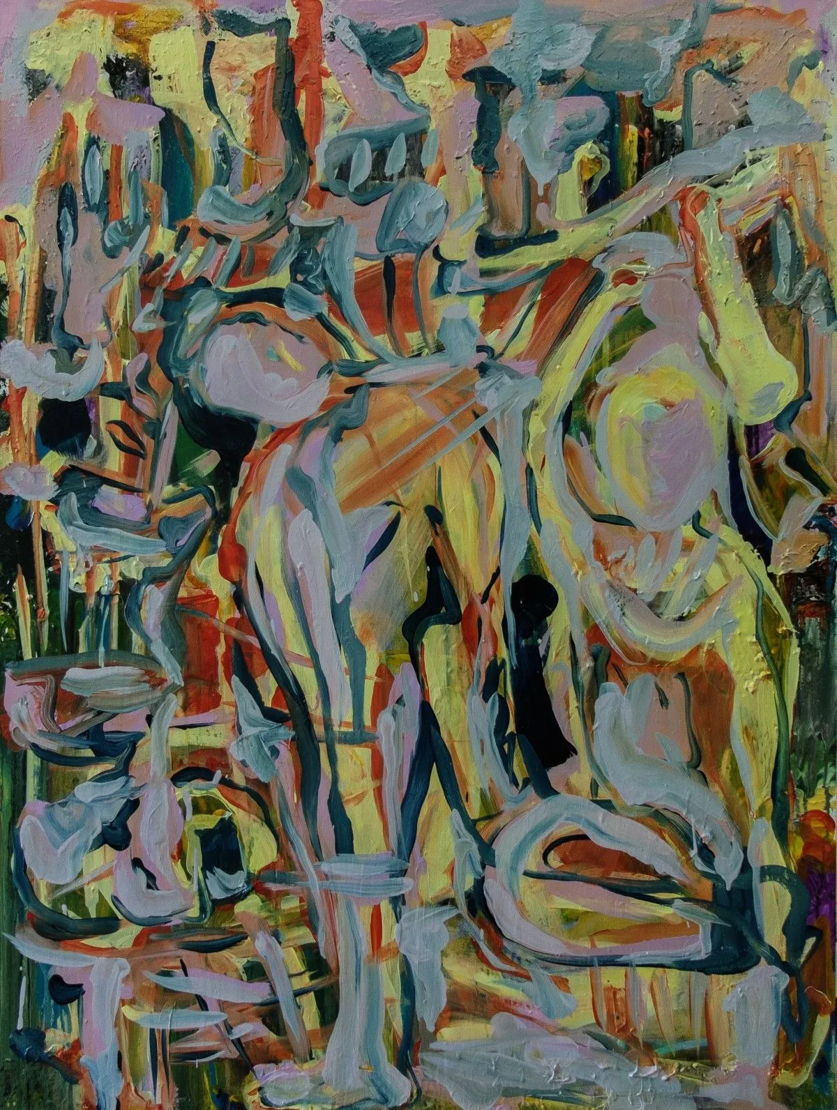 La tourmente., œuvre de Charaf El Ghernati