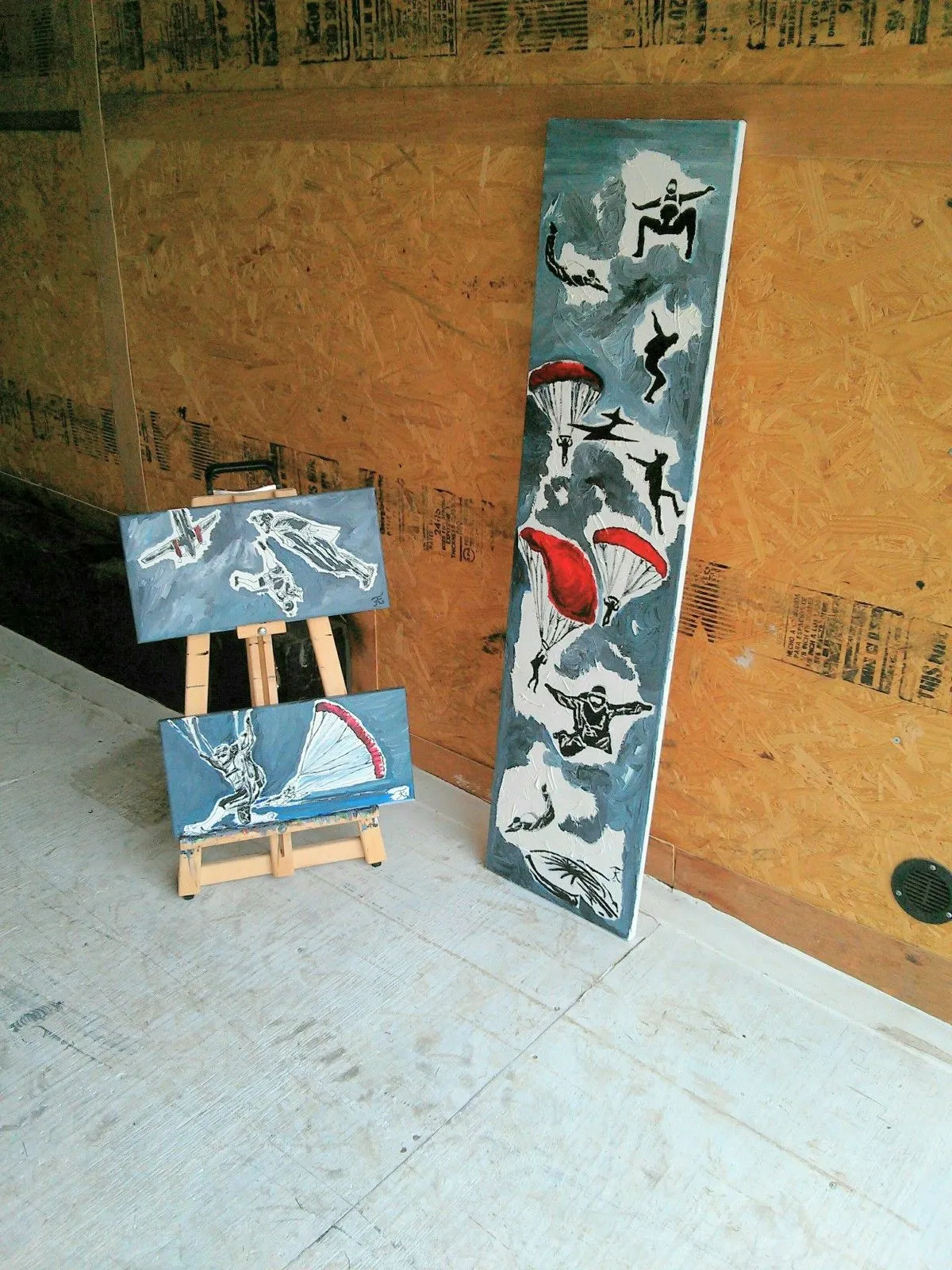 Skydive, œuvre de Karine Filion