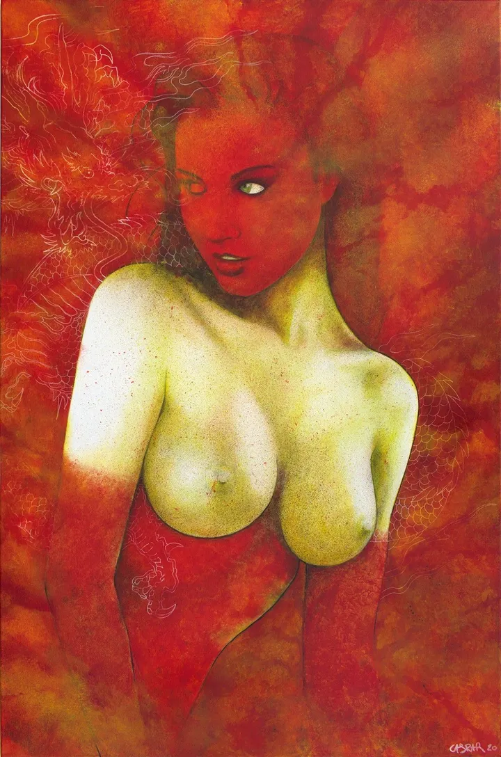 DRAGON ROUGE, artwork by Philippe Caspar