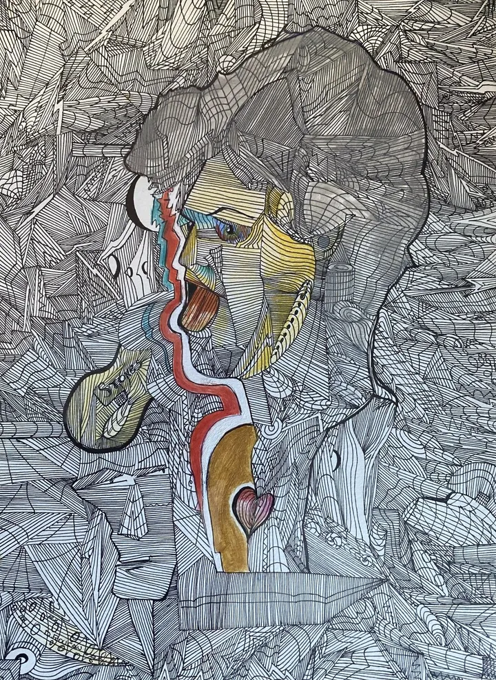 Rolling Stones, artwork by Denis Roucau