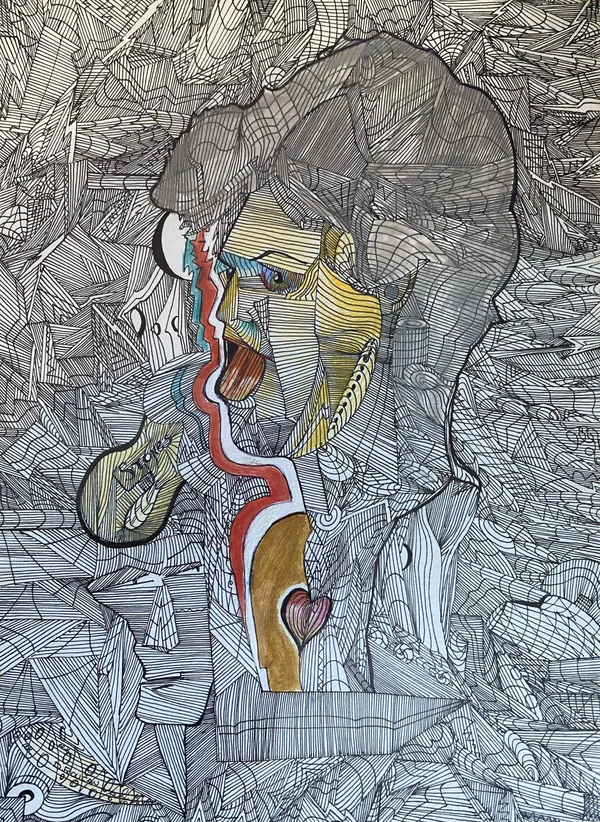 Rolling Stones, artwork by Denis Roucau