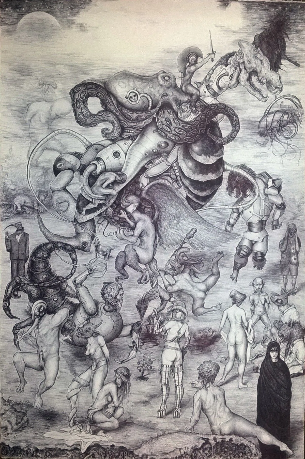La Divina Fábula (or  the best story about a nuclear bomb ever told), œuvre de Luis Fernando Márquez PONXX