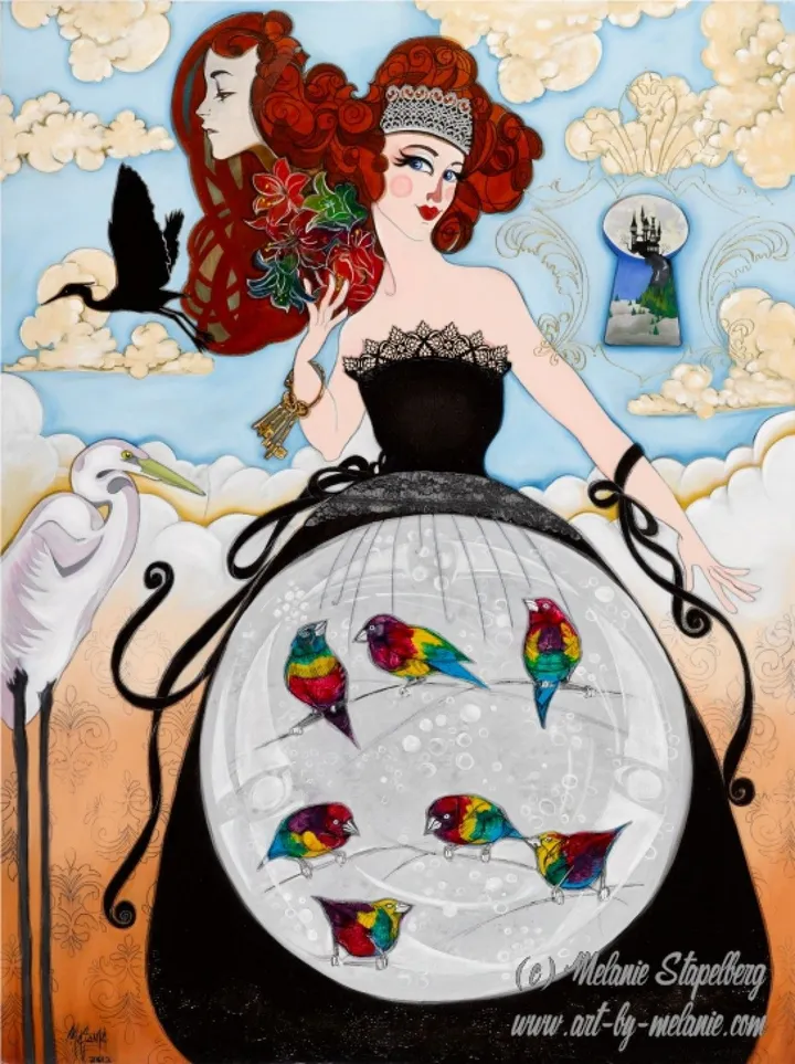 Dreaming of my Kingdom #1, artwork by Melanie Stapelberg