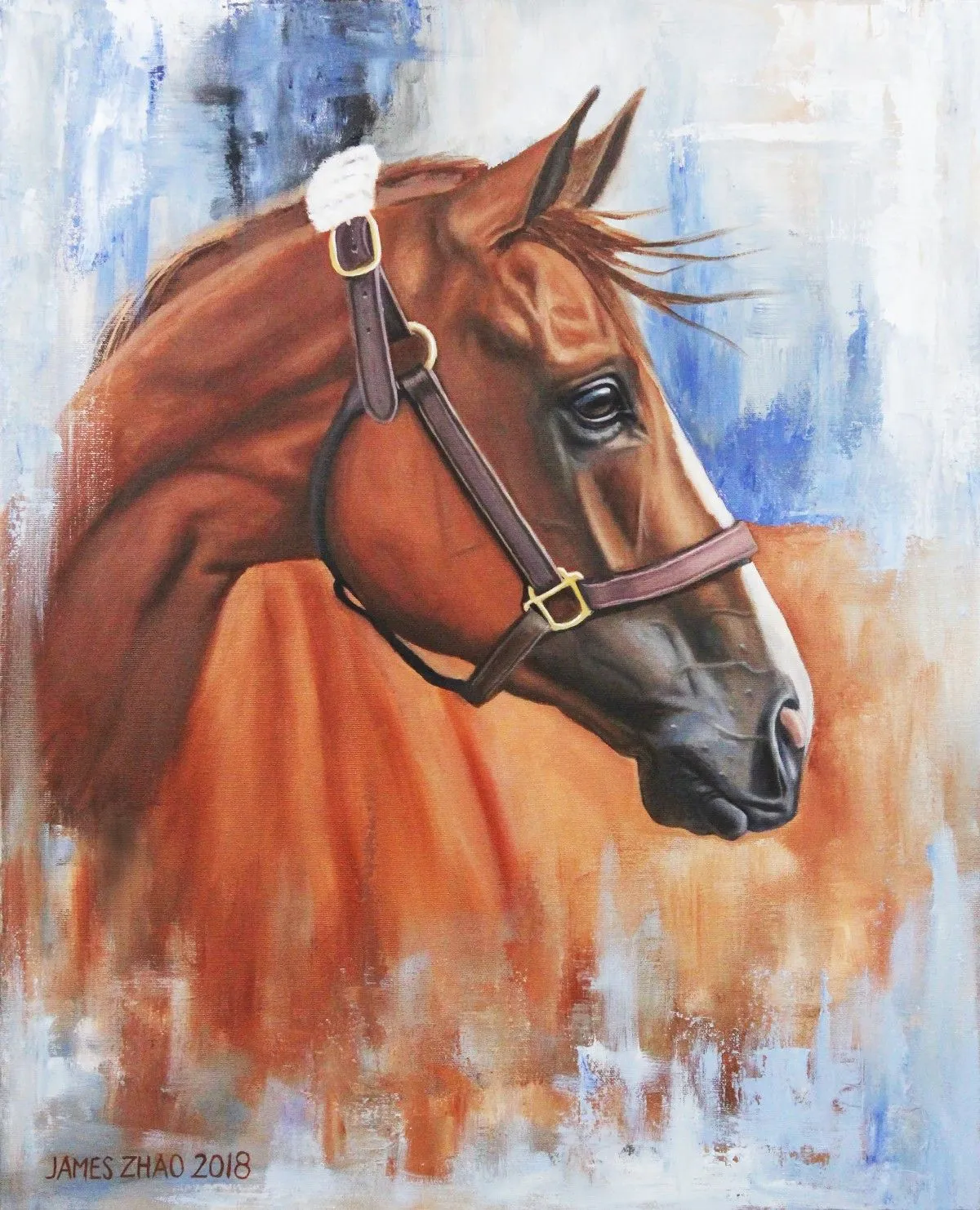 California Chrome-2, artwork by James Zhao