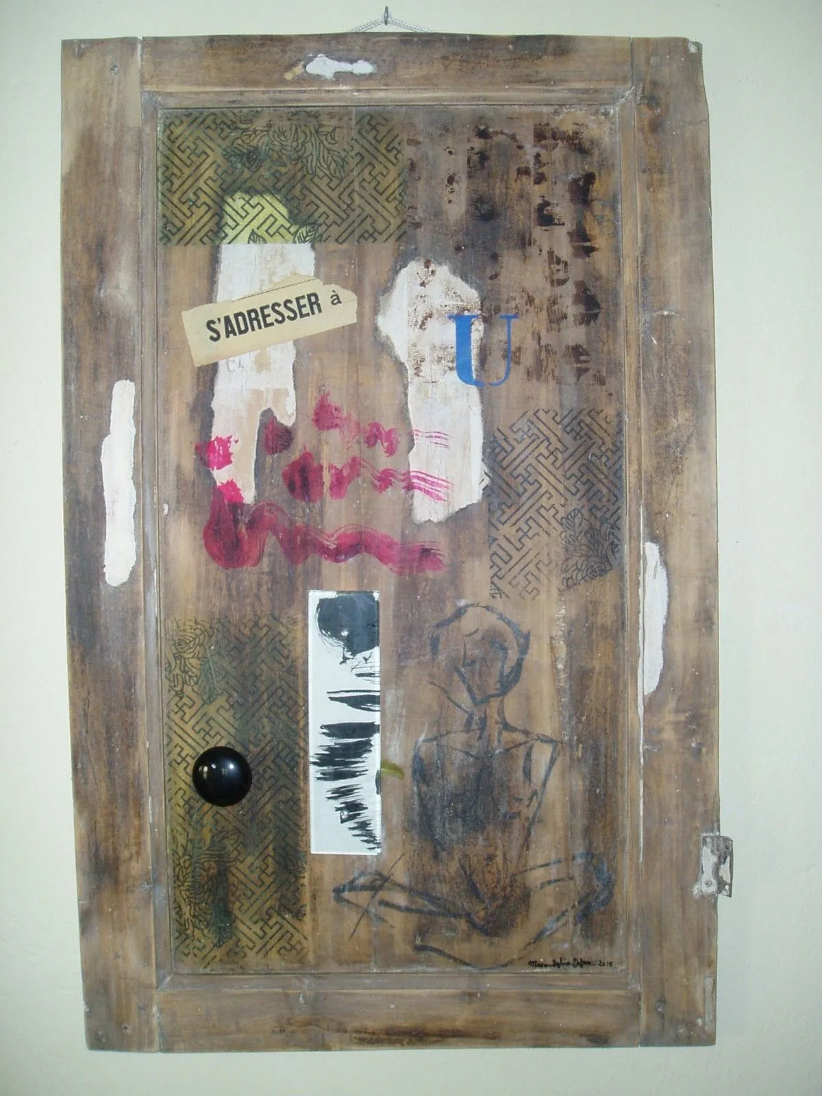 placards, artwork by Marie-Sylvie DUFOUR