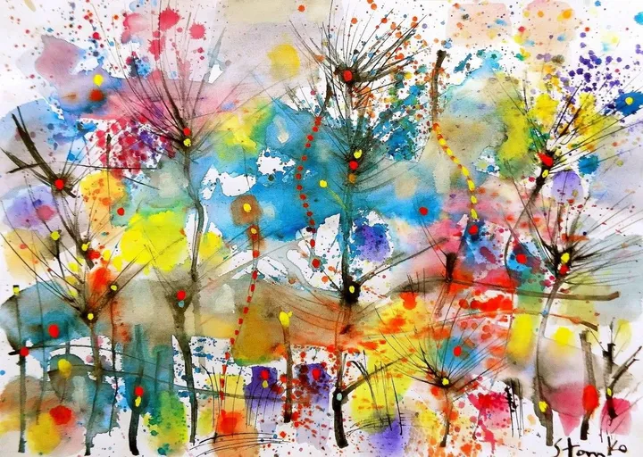 Nocturne-CCXXVIII (homage to Chopin), artwork by Stanislav Bojankov