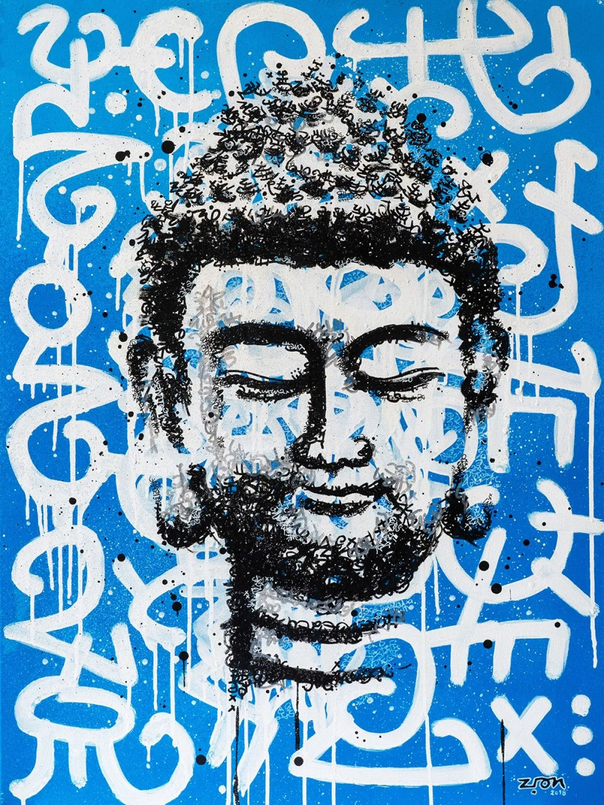 Bouddha, œuvre de Mr ZION