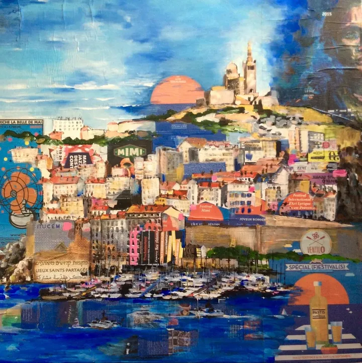 Marseille, artwork by Renée Oconel