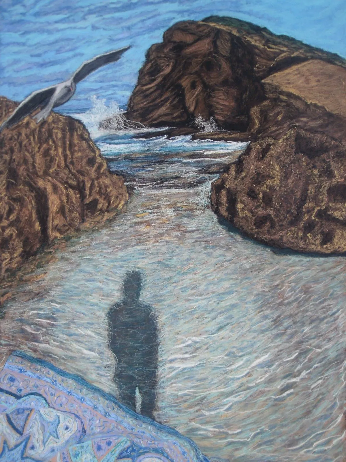 'Cove Rock Pool', artwork by Natalie van Wyk