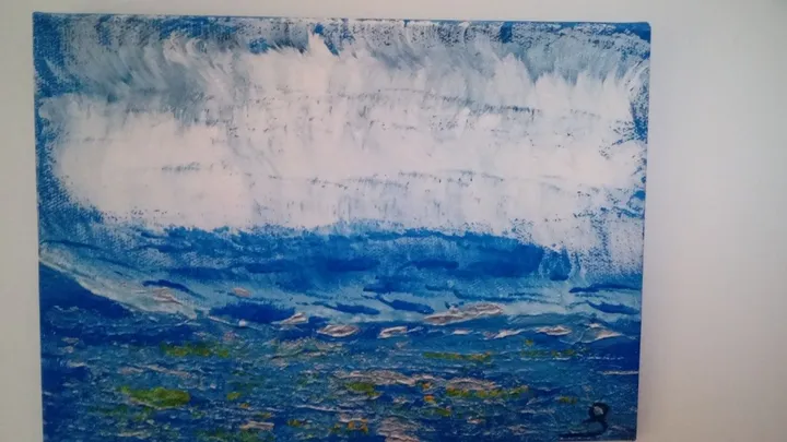 mer imaginaire, œuvre de Maryline Jouve